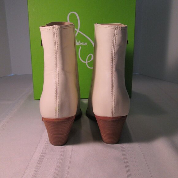 Sam Edelman Jane Bootie Ivory Leather Sz 9.5M NIB - Picture 9 of 12